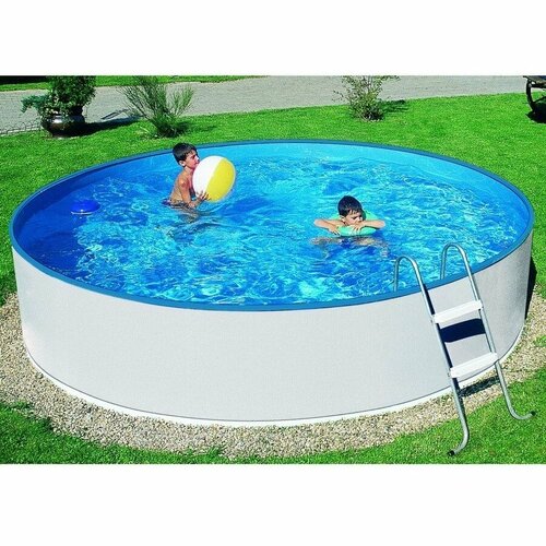 Сборный бассейн SummerFun Standard Arizona круглый, д=350 x 90 см, 8 м3, сталь 0,3 мм, картриджный фильтр, лестница, цена - за 1 компл