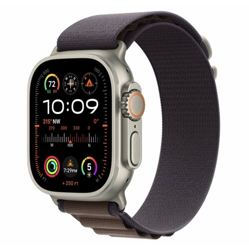 Apple Watch Ultra 2 GPS Cellular 49mm Titanium Case with Indigo Alpine Loop Small 130160 мм 8485000₽