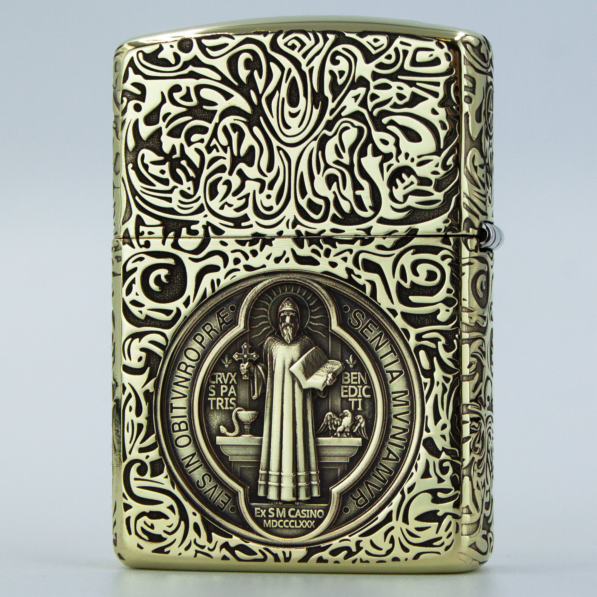 Зажигалка бензиновая Zippo Armor с гравировкой Constantin 3D - фотография № 3