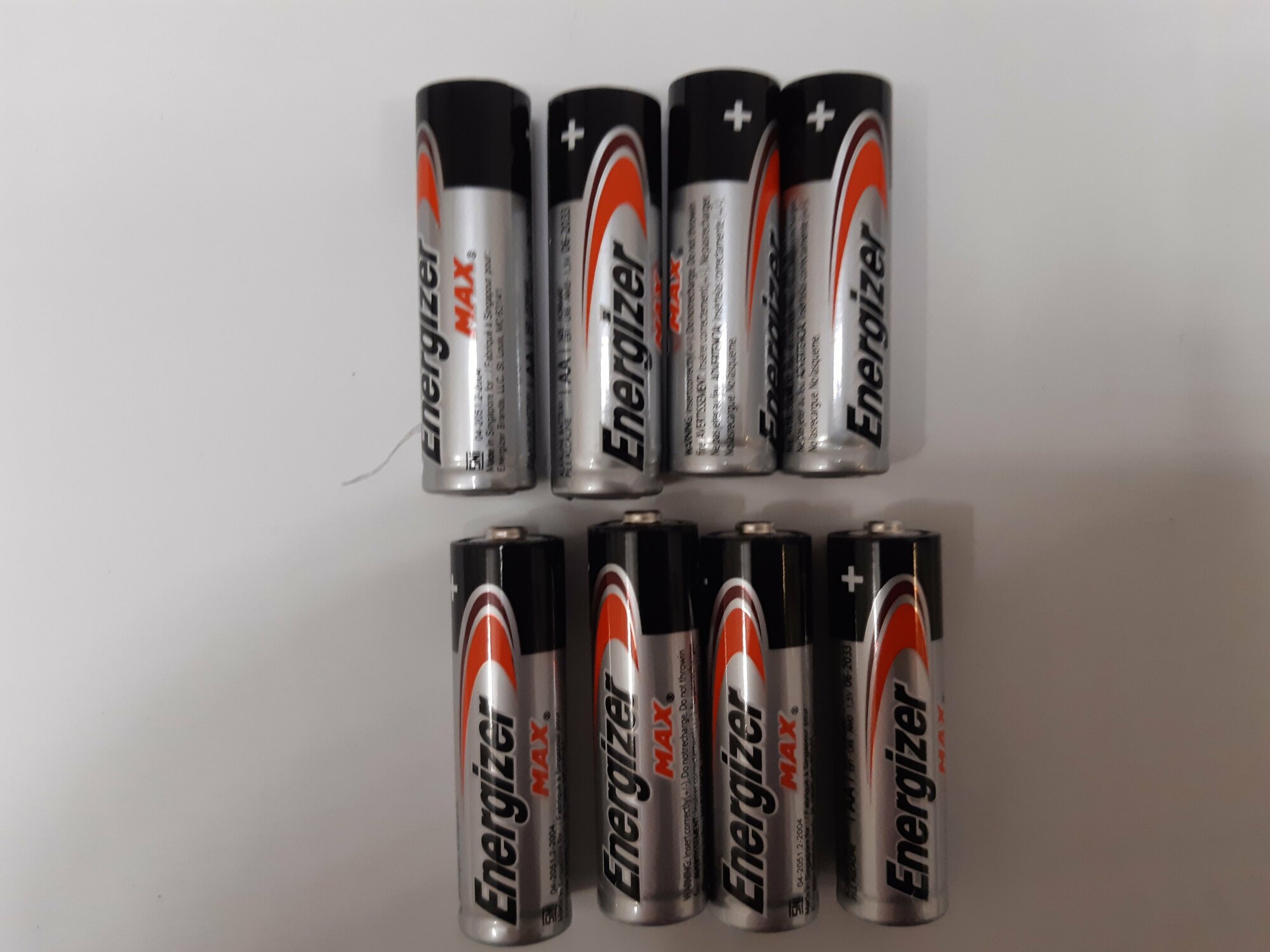 Батарейка LR6 AA ENERGIZER MAX ALKALAINE (до 2033 года) (упаковка 8 штук)