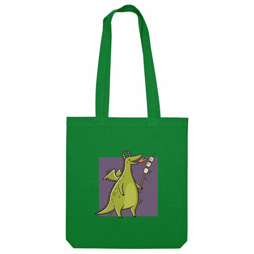 фото Сумка шоппер us basic, зеленый