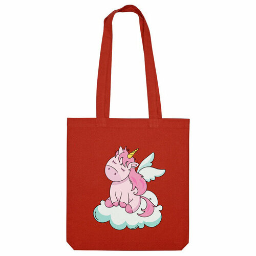 фото Сумка шоппер us basic, красный