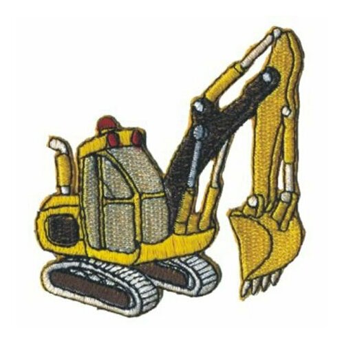 Термоаппликация HKM Трактор, 1 шт 8,5 х 5 см желтый 0,125 см HKM 28989/1SB
