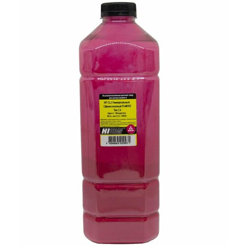 Тонер Hi-Black Универсальный для HP CLJ ProM452, Сферизованный, Тип 2.4, M, 500г, канистра