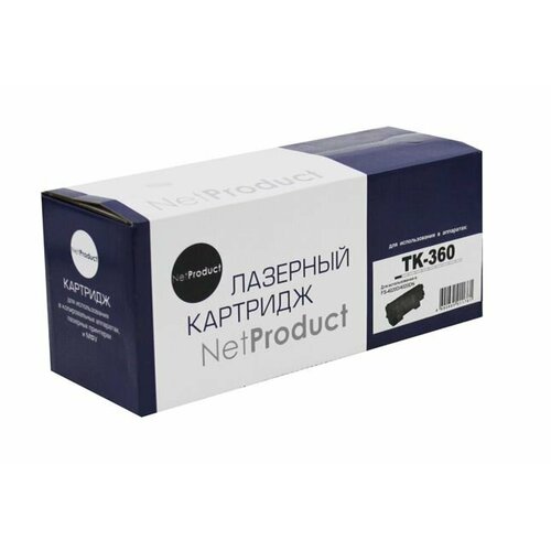 Тонер-картридж NetProduct (N-TK-360) для Kyocera FS-4020, 20K