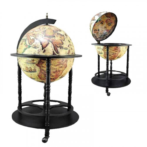 Глобус-бар Jufeng напольный d 45 светлый JF-JG-45001-WB