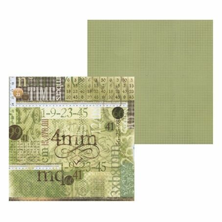 Бумага для скрапбукинга STAMPERIA "Календарь", двухсторонняя, 31,2х30,3 см