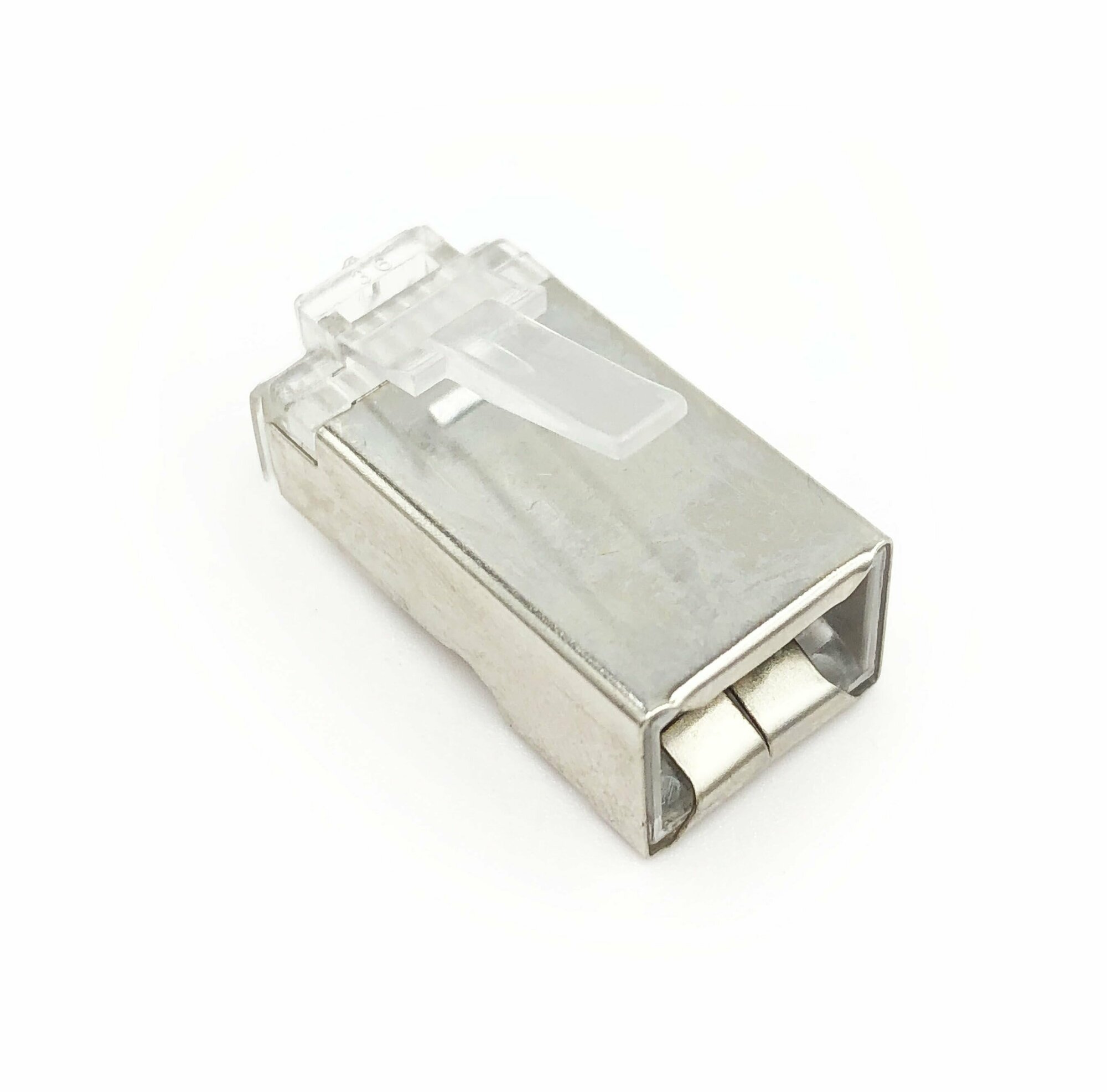 Коннектор экранированный cat.5e FTP RJ45 штекер (8P8C)(в комплекте 50 штук)