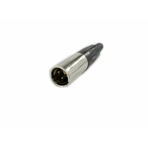 Разъем mini XLR 3 Pin штекер на кабель( 1 штука)