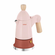 Кофеварка гейзерная Kitfort КТ-7152-1 светло-розовый