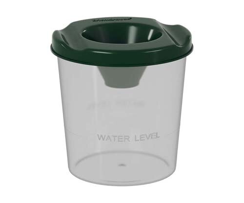 фото Стакан -непроливайка ErichKrause "Classic" прозрачный с темно-зеленой крышкой 58672 (5/24)