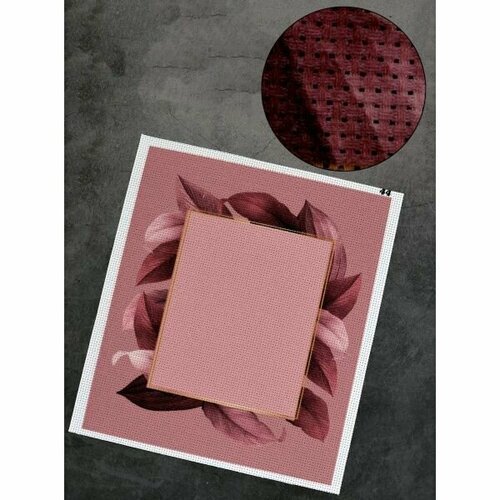 Наследие Канва цветная «Коричневые листья №11» 30 x 26 см.