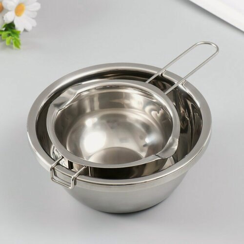 Изображение товара Набор для плавки свечей 480 мл нержавеющая сталь 2 предмета