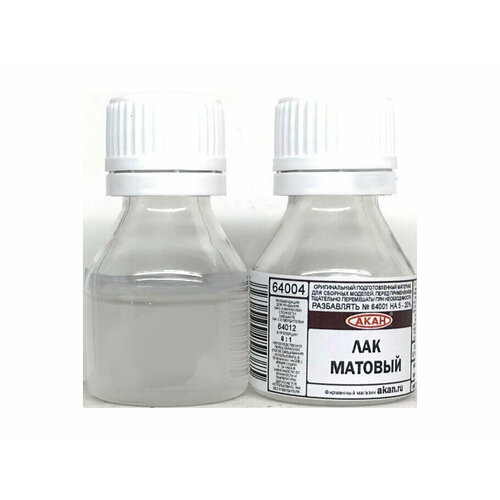 64004 акан Лак матовый, акриловый. 10 мл.