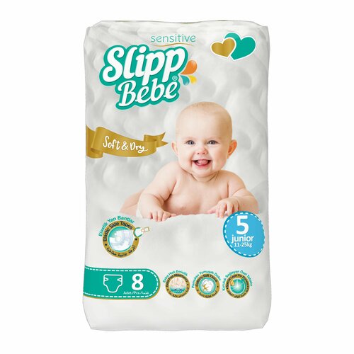 Подгуз. Slipp Soft&Dry Junior 11-25кг 8шт