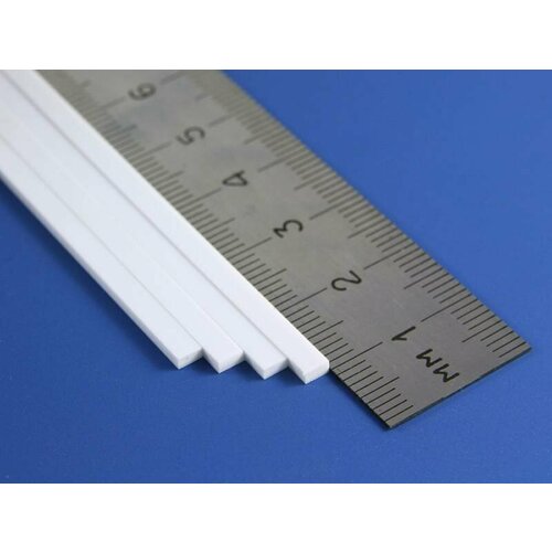 Полоска пластиковая для масштаба S, 1.6х3.2 мм, 9 шт
