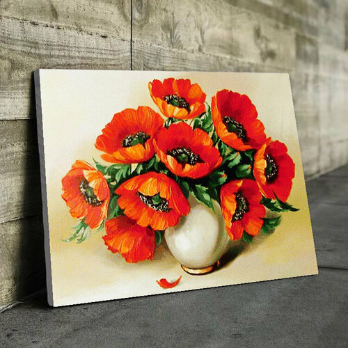 Алмазная мозаика на деревянном подрамнике 33х43 см