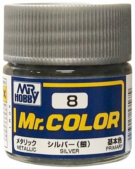 MR.HOBBY Mr.Color Silver Серебро (Металлик) Краска акриловая 10мл