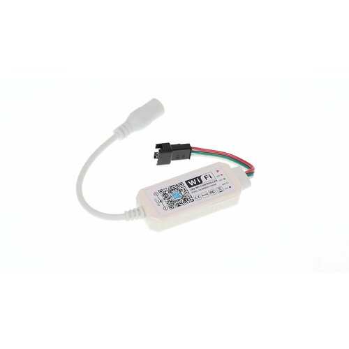 Контроллер mini-WFSPI-WF S374 (12-24V, 2048pix, SPI, управление по Wi-Fi) ws2812b led tape controller ws2811 sk6812 bluetooth sp105e spe sp110e wi fi sp108e sp501e music magic control