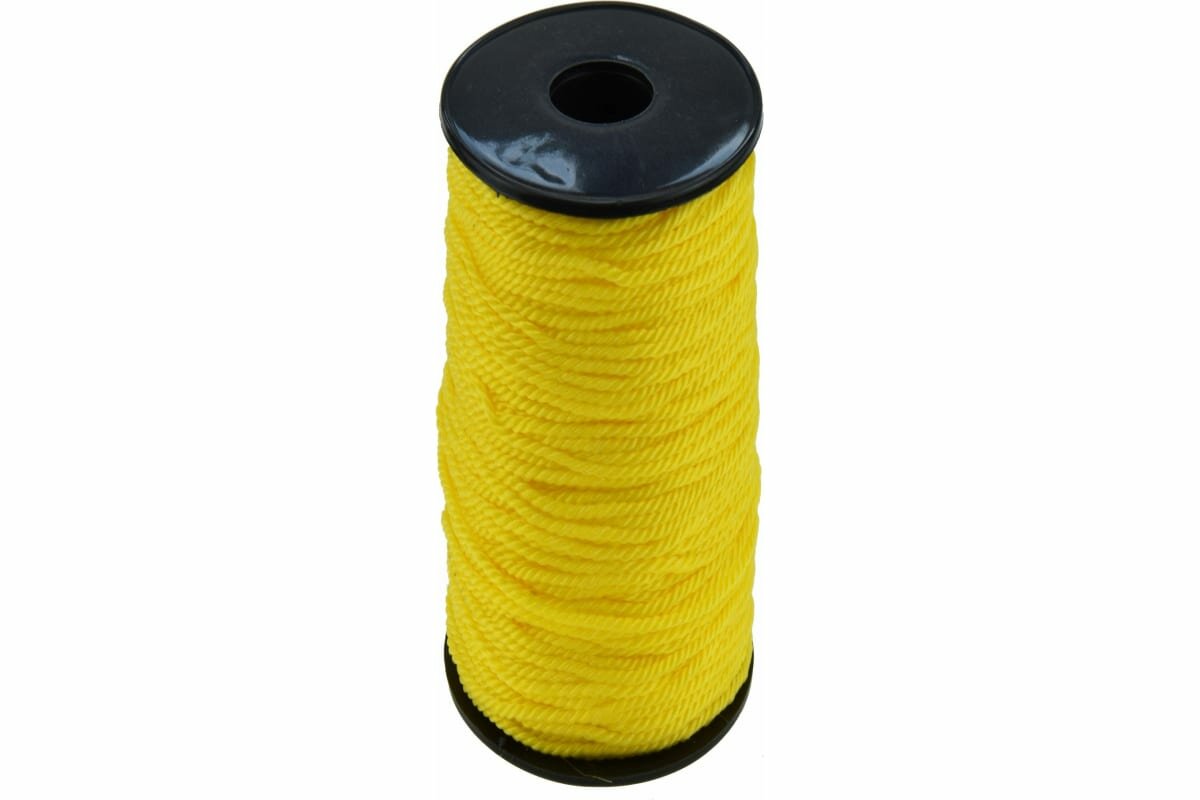 фото Разметочный шнур 888 на катушке, 100 м, желтый 9010901
