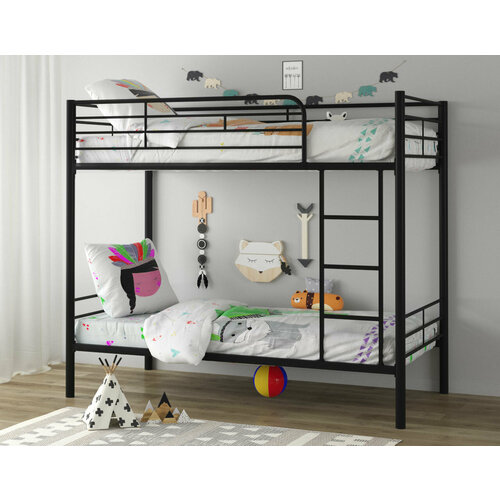 Двухъярусная металлическая кровать Redford Севилья-3 на ламелях для детей и взрослых