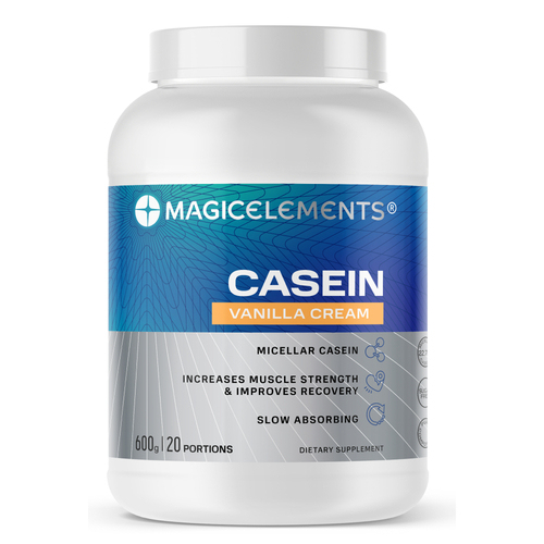 Протеин казеин Magic Elements Casein 600 гр. ванильный крем протеин notbad casein 600 гр рафаэлло