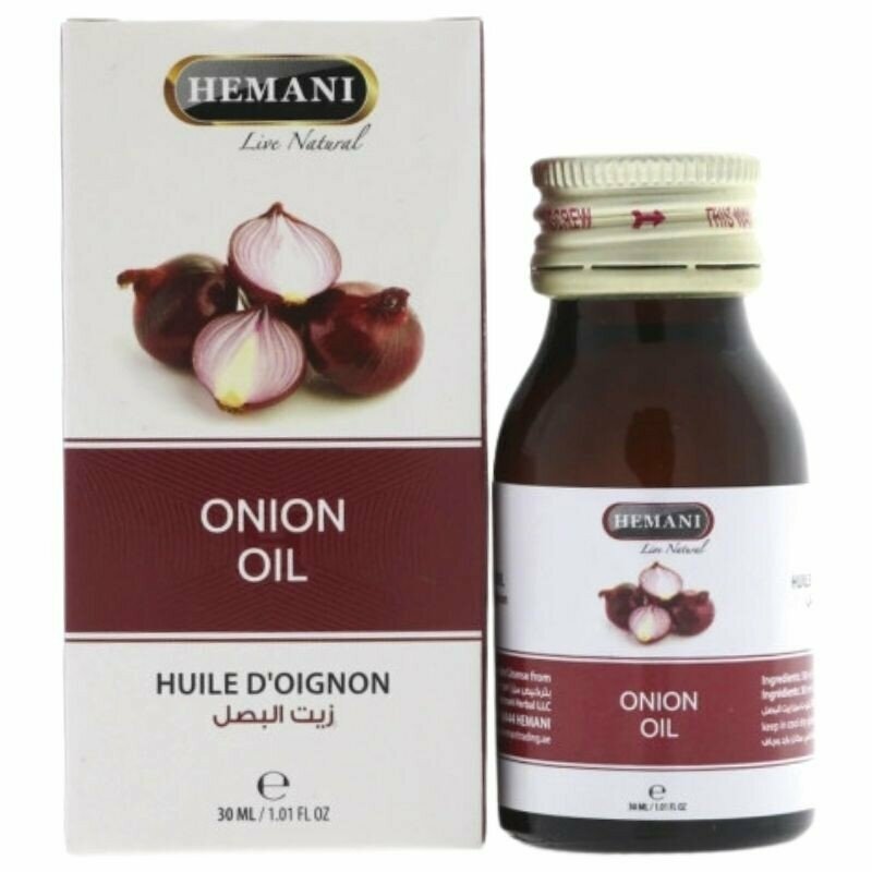 Луковое масло Хемани косметическое (Onion Oil Hemani) для повышения иммунитета, 30 мл