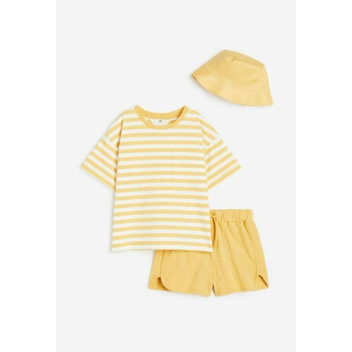 Комплект одежды H&M, размер 140 (9-10 лет), белый, желтый