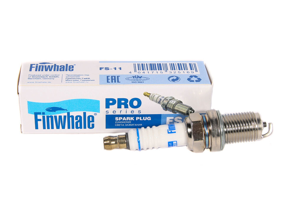Свеча "FINWHALE" 2110-12 (16кл) F516 PRO инж. инд. уп. (к-т 4шт) Finwhale FS11