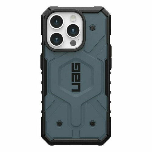 чехол uag pathfinder с поддержкой magsafe для iphone 15 pro прозрачный пепельный Чехол UAG Pathfinder с поддержкой MAGSAFE для iPhone 15 Pro, голубой (Cloud Blue) (114281114151)