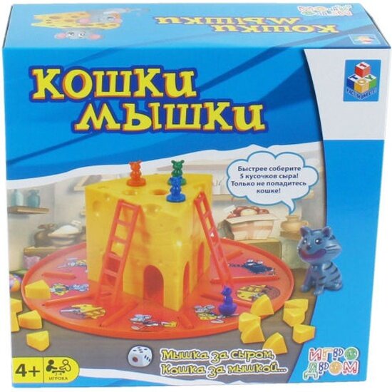 Настольная игра 1TOY игродром Кошки-Мышки