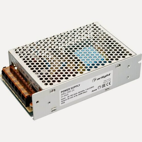 Изображение товара Блок питания Arlight ARS-200-24 24V 200W *20 IP 8.3A 025401