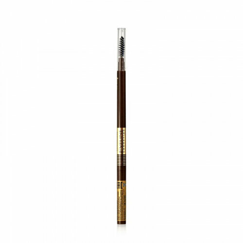 Карандаш для бровей водостойкий Eveline Micro precise brow pencil №02 soft brown