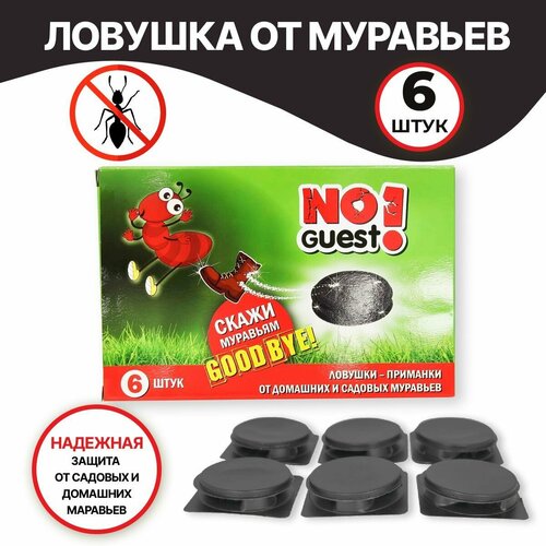 Ловушка NoGuest! от садовых и домашних муравьев, 56 г, 6 шт.