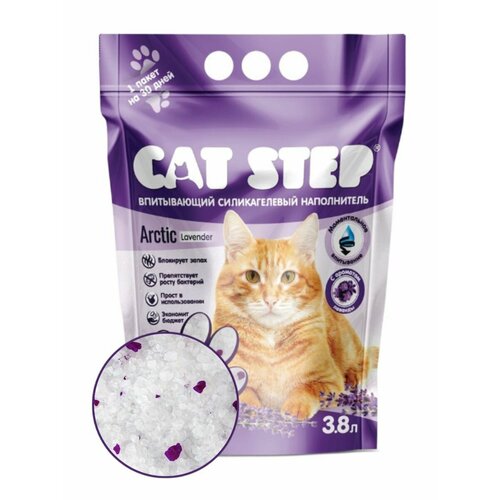 Силикагелевый наполнитель CAT STEP 3.8л