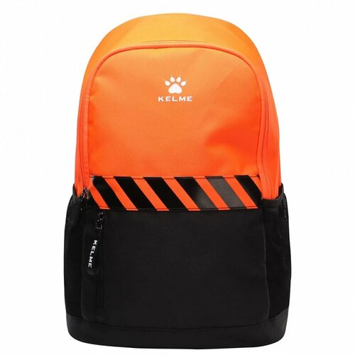 Рюкзак спортивный KELME Shoulder Bag, 9876003-009, полиэстер, черный-оранжевый