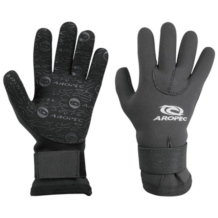 Перчатки 5 мм не скользящие, на липучке, XXL