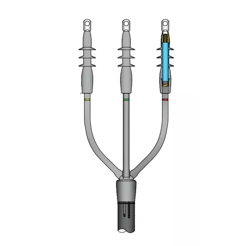 Концевая муфта холодной усадки внешней установки для 3-хжильного кабеля