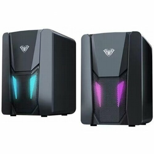 Колонки Aula N-108 питание от usb 6 Вт - подсветка пульт 82600₽