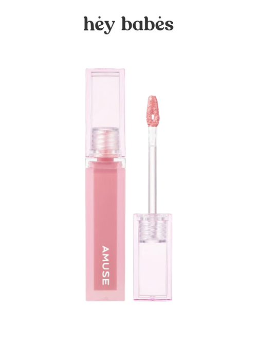 Глянцевый тинт для губ в холодном персиковом оттенке AMUSE Dew Tint 13 Dew Boksoonga