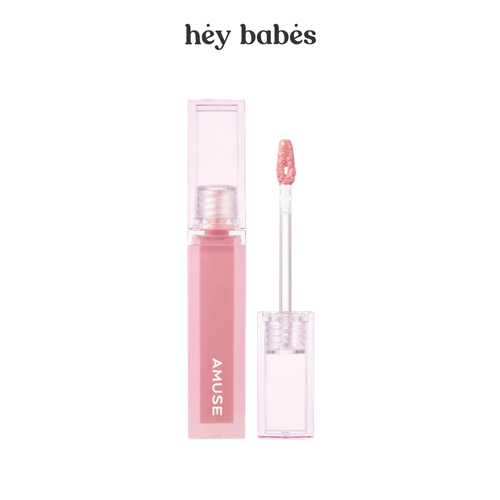 Глянцевый тинт для губ в холодном персиковом оттенке AMUSE Dew Tint 13 Dew Boksoonga