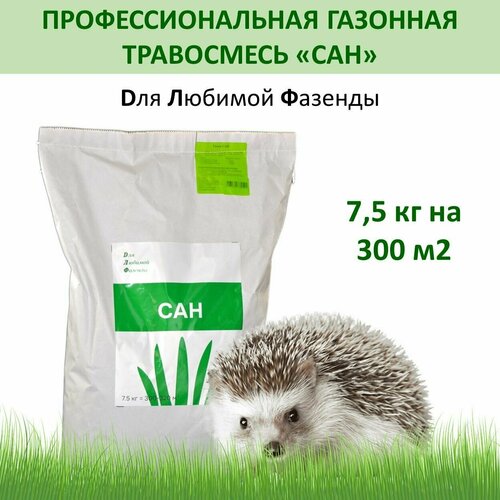 Газонная травосмесь САН Для Ландшафтных Фантазий (ДЛФ), 7,5 кг газонная травосмесь плейграунд для ландшафтных фантазий длф 7 5 кг