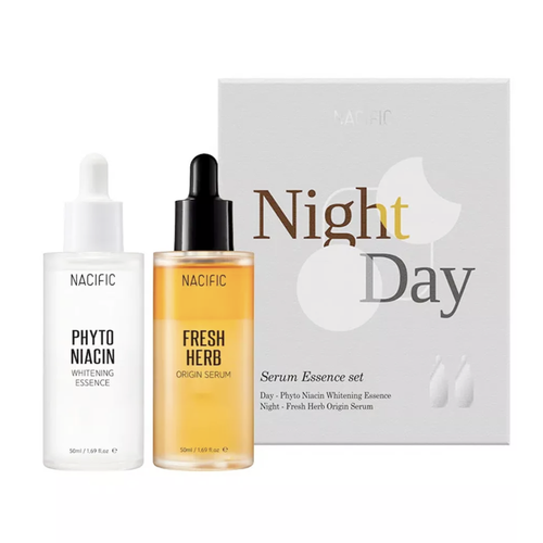 Набор сывороток [Nacific] Day & Night Set осветляющая эссенция для лица phyto niacin brightening essence эссенция 100мл