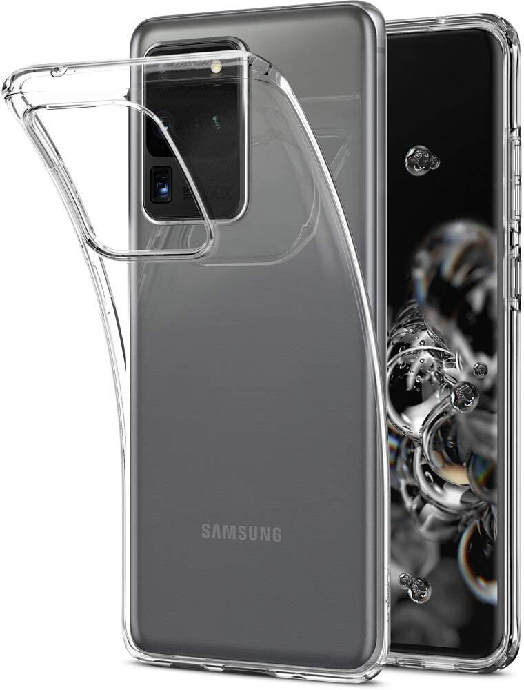 Силиконовый чехол накладка прозрачный для Samsung Galaxy S20 Ultra
