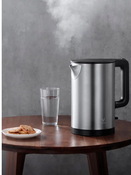 Чайник электрический Viomi Electric Kettle V-MK151B 1800 Вт серебристый 1.5 л металл/пластик