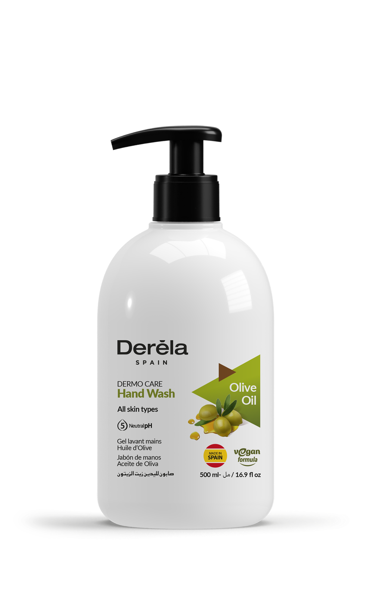 фото DERELA Жидкое мыло для рук с оливковым маслом 500мл