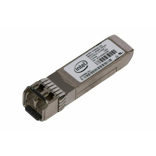 Трансивер Intel (Avago) AFBR-703SDZ-IN2 SFP+ 10Gbps Dual Rate 10GBase-SR 1000Base-SX Short Wave 850nm 300m Pluggable miniGBIC LC универсальный оптоволоконный модуль avago 1 25g sfp afbr 5710pz 1 25 gb 850nm