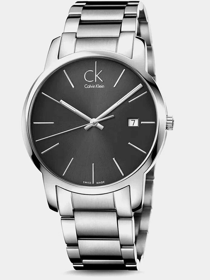 Наручные часы CALVIN KLEIN City K2G2G143, серебряный, черный