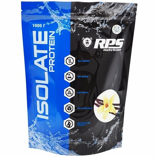 Протеин RPS Nutrition Whey Isolate 100% - 1000 грамм, ваниль