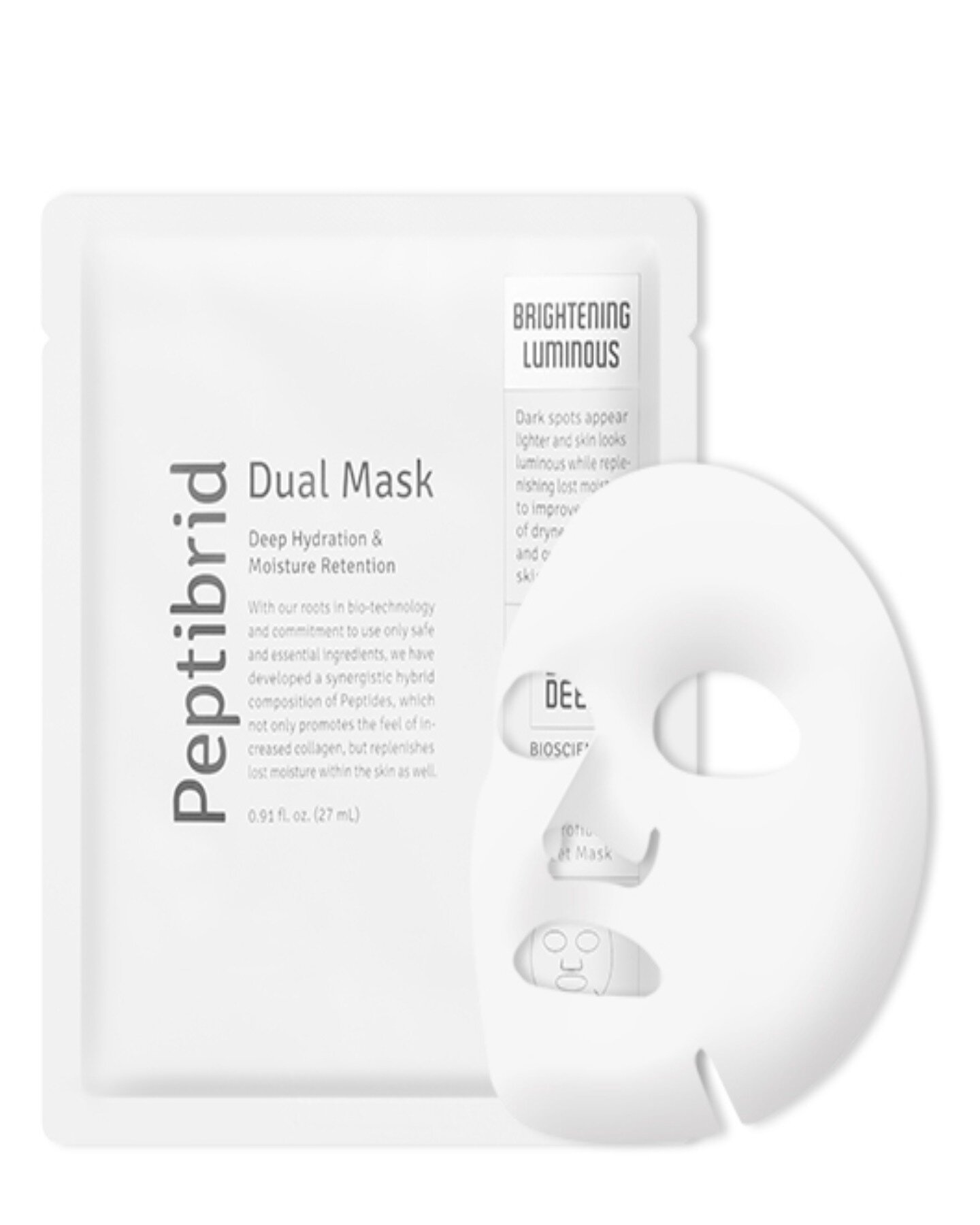 Vitabrid С¹² маска с эффектом отбеливания и свечения кожи изнутри Peptibrid Dual Mask Brightening Luminous, 27 мл